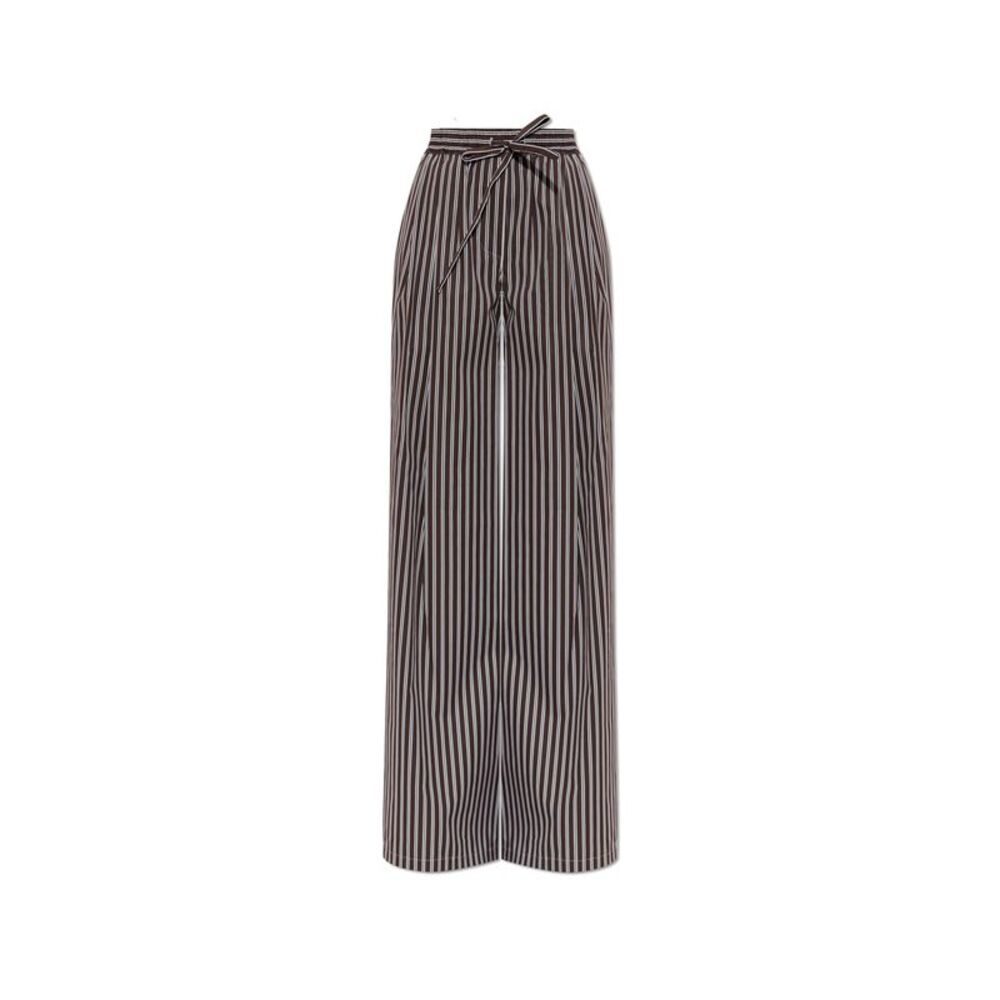 Striped pattern trousers